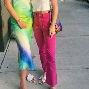 Zara pink jeans